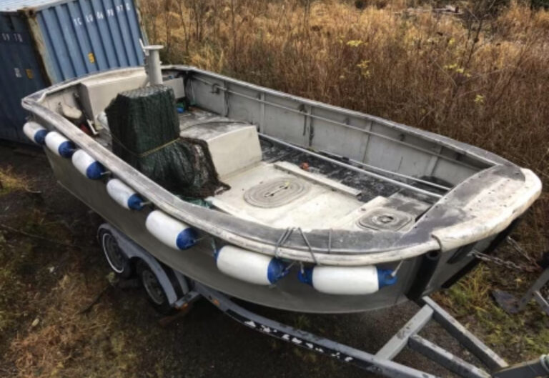 Skiff 0372 18' Browns Power Seine Skiff For Sale Copper River Boats